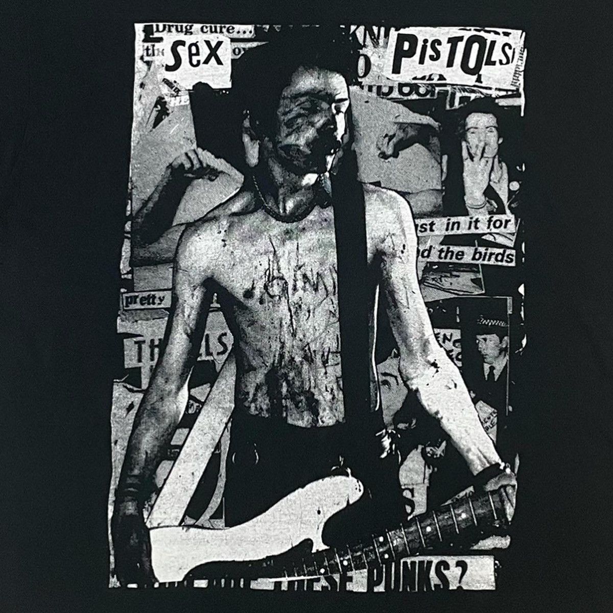 Band Tees Vintage Sex Pistols Sid Vicious PunkStyle Tees Size US M / EU 48-50 / 2 - 3 Thumbnail