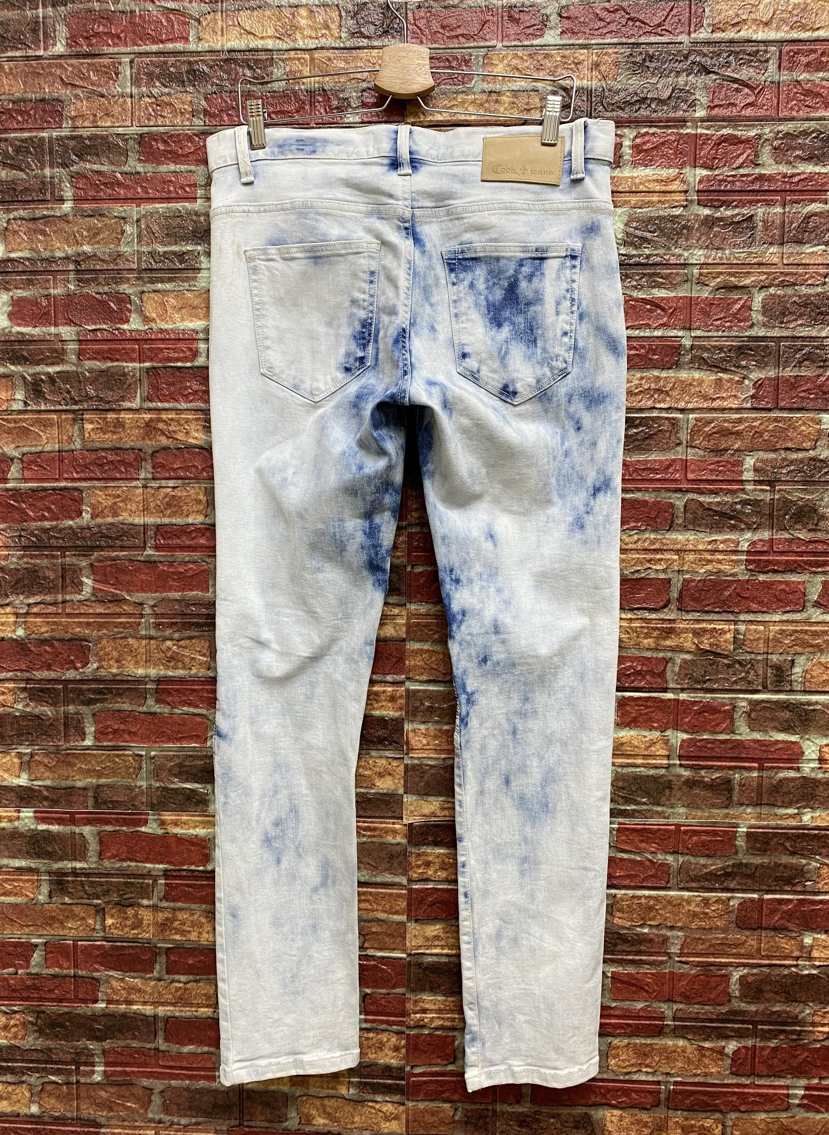 Japanese Brand Japanese bikers jean Cook brand spike rivet skinny Size US 29 - 5 Thumbnail