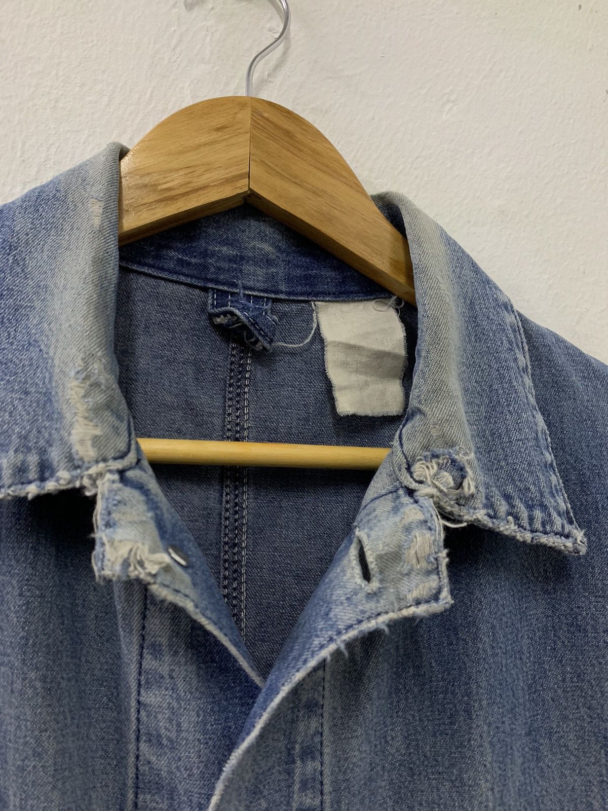Carhartt Vintage Carhartt Thrashed Chore Denim 90s Size US M / EU 48-50 / 2 - 6 Thumbnail