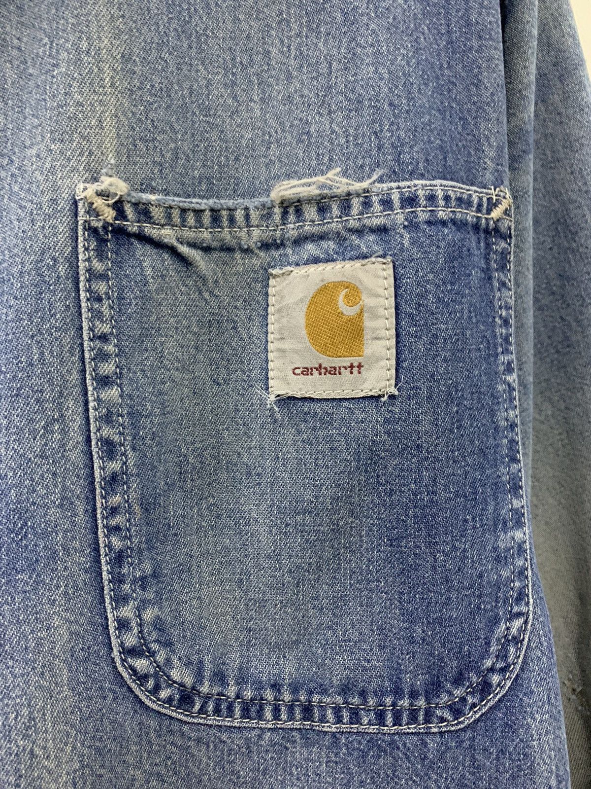 Carhartt Vintage Carhartt Thrashed Chore Denim 90s Size US M / EU 48-50 / 2 - 7 Thumbnail