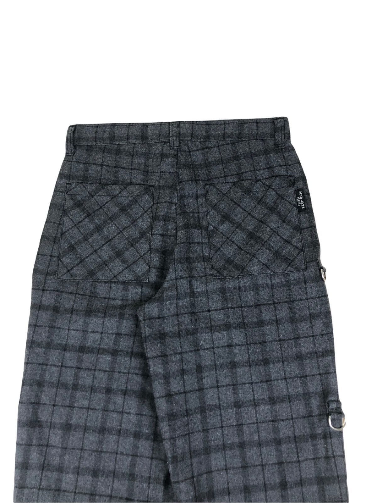 Japanese Brand × Seditionaries × Vintage 1990s Acid Jazz Japan Plaid Bondage Baggy Pant Size US 29 - 7 Thumbnail