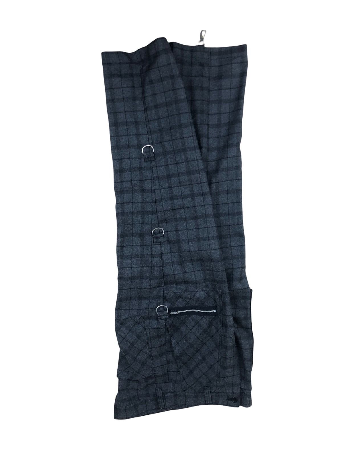 Japanese Brand × Seditionaries × Vintage 1990s Acid Jazz Japan Plaid Bondage Baggy Pant Size US 29 - 8 Thumbnail
