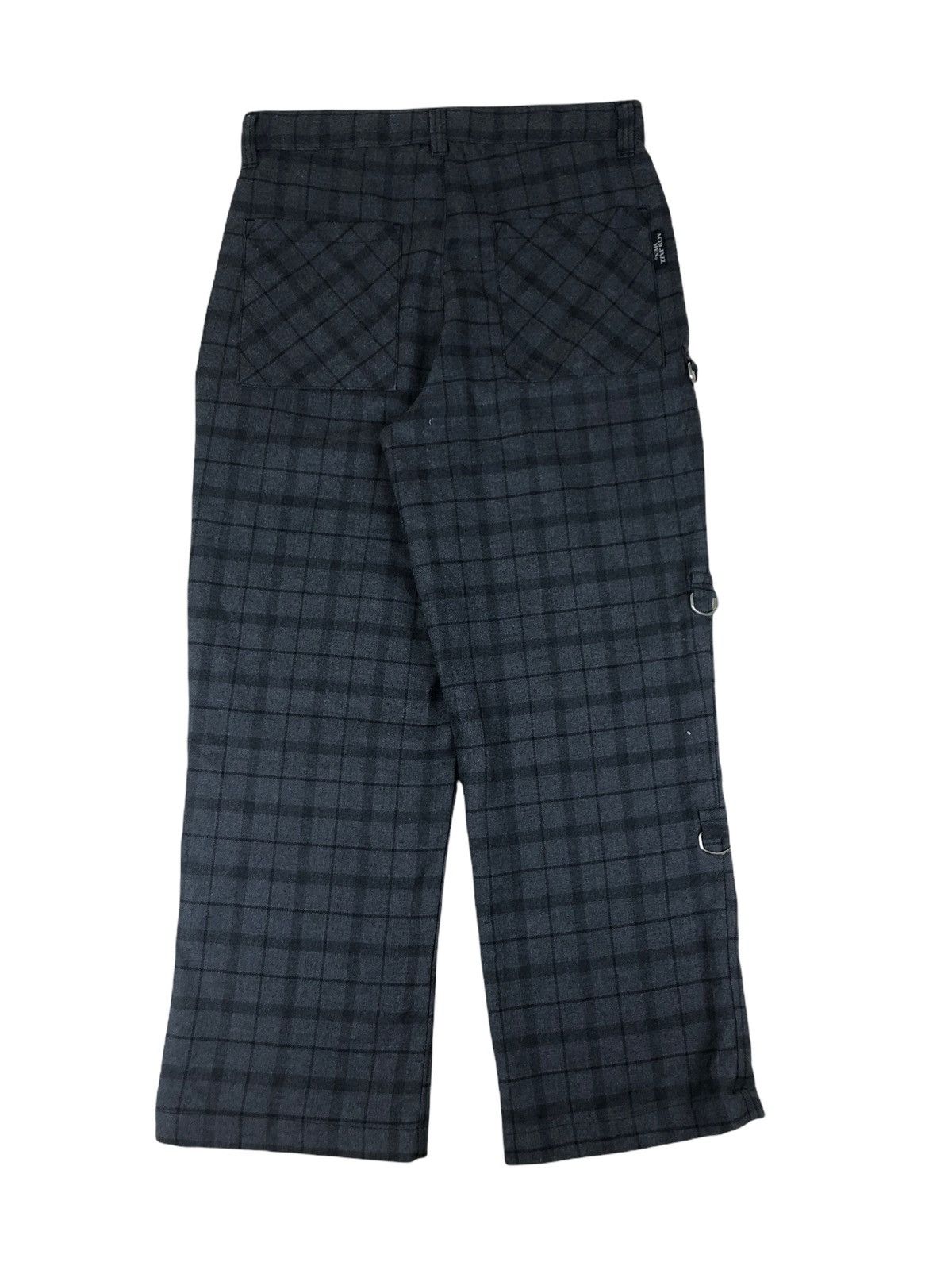 Japanese Brand × Seditionaries × Vintage 1990s Acid Jazz Japan Plaid Bondage Baggy Pant Size US 29 - 6 Thumbnail