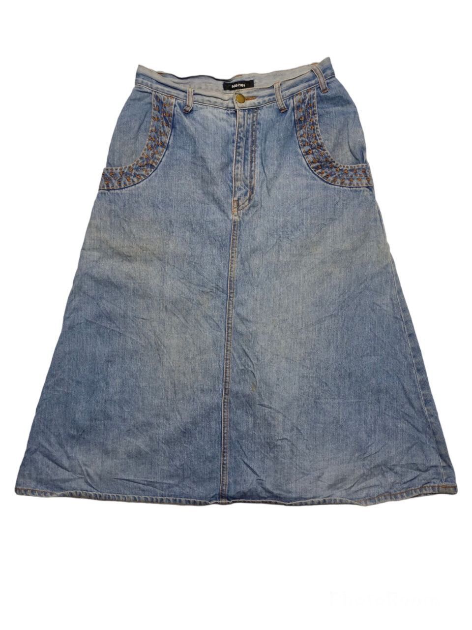 Issey Miyake × Japanese Brand × Ne-Net Ne-Net Denim Skirt Size 27" / US 4 / IT 40 - 1 Thumbnail