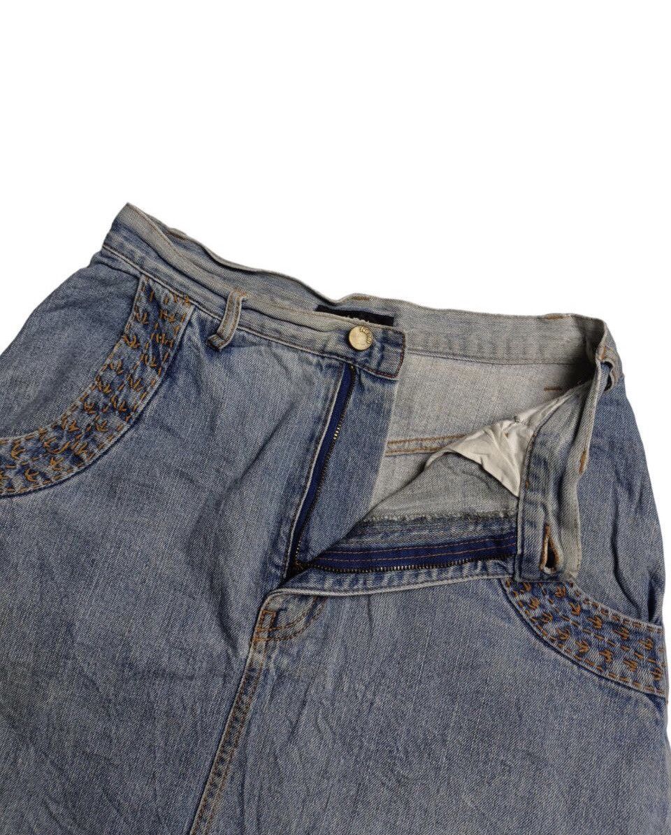 Issey Miyake × Japanese Brand × Ne-Net Ne-Net Denim Skirt Size 27" / US 4 / IT 40 - 4 Thumbnail