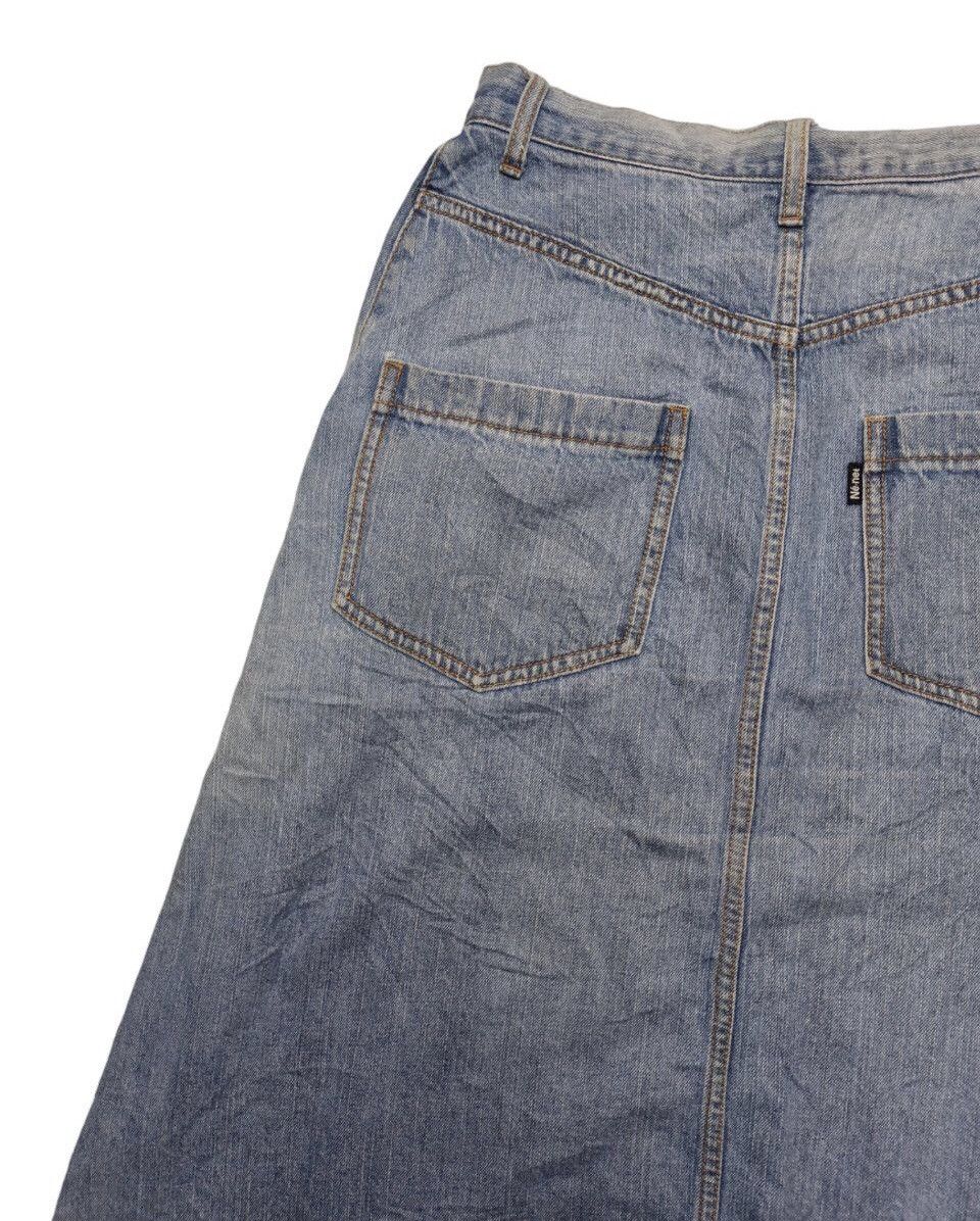 Issey Miyake × Japanese Brand × Ne-Net Ne-Net Denim Skirt Size 27" / US 4 / IT 40 - 8 Thumbnail