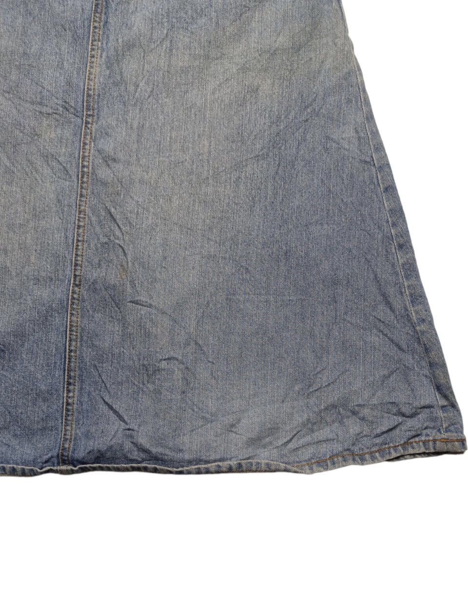 Issey Miyake × Japanese Brand × Ne-Net Ne-Net Denim Skirt Size 27" / US 4 / IT 40 - 10 Thumbnail