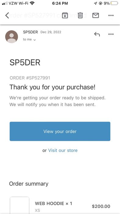 Spider Worldwide Web Hoodie with receipt | Grailed