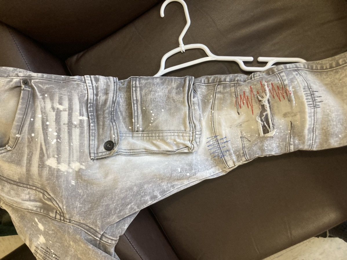 MNML Skinny Cargo Denim Size US 30 / EU 46 - 7 Thumbnail