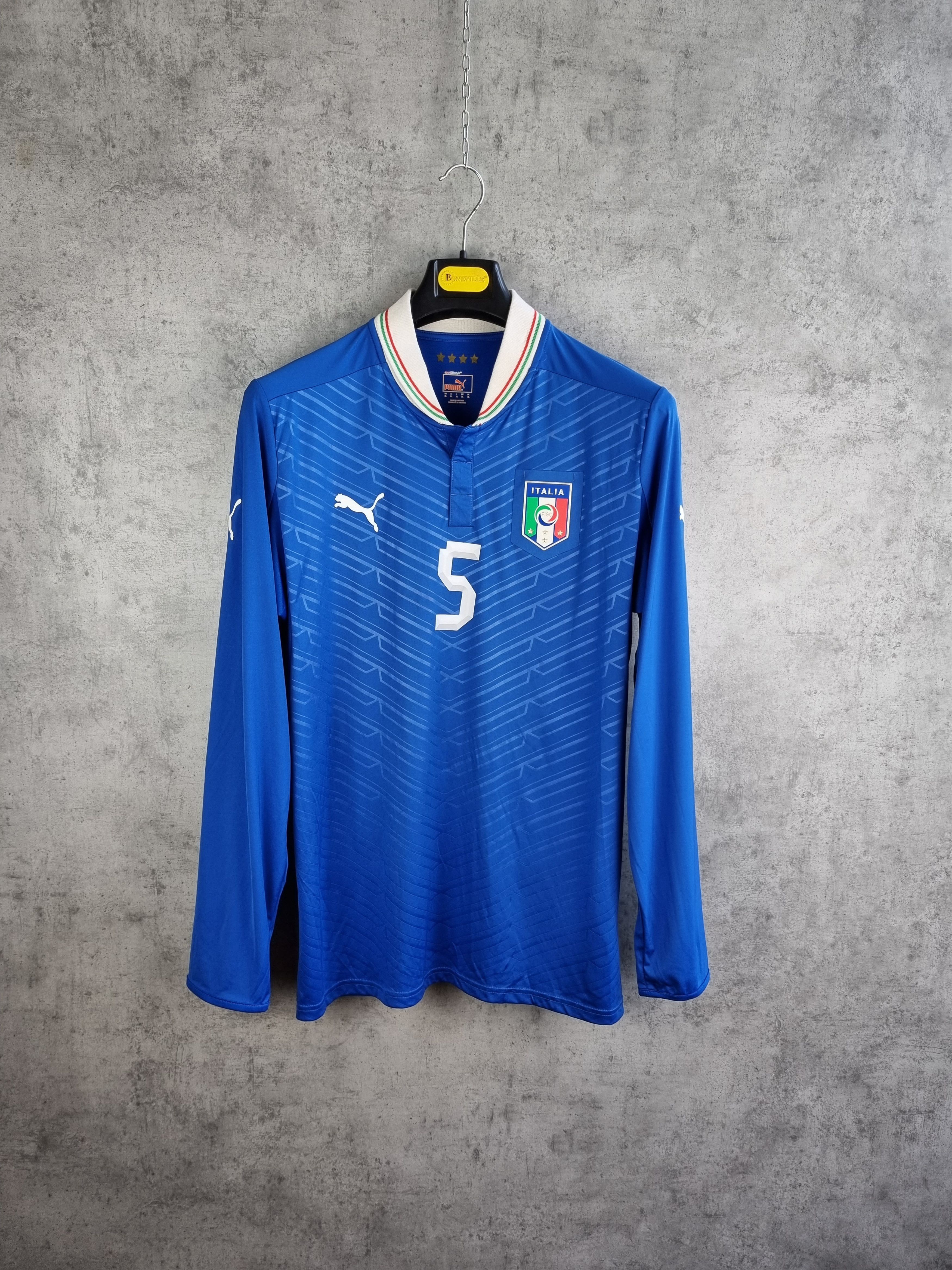Vintage Rare Simone Feudi #5 Puma Italy Team Soccer Jersey Size US L / EU 52-54 / 3 - 2 Thumbnail