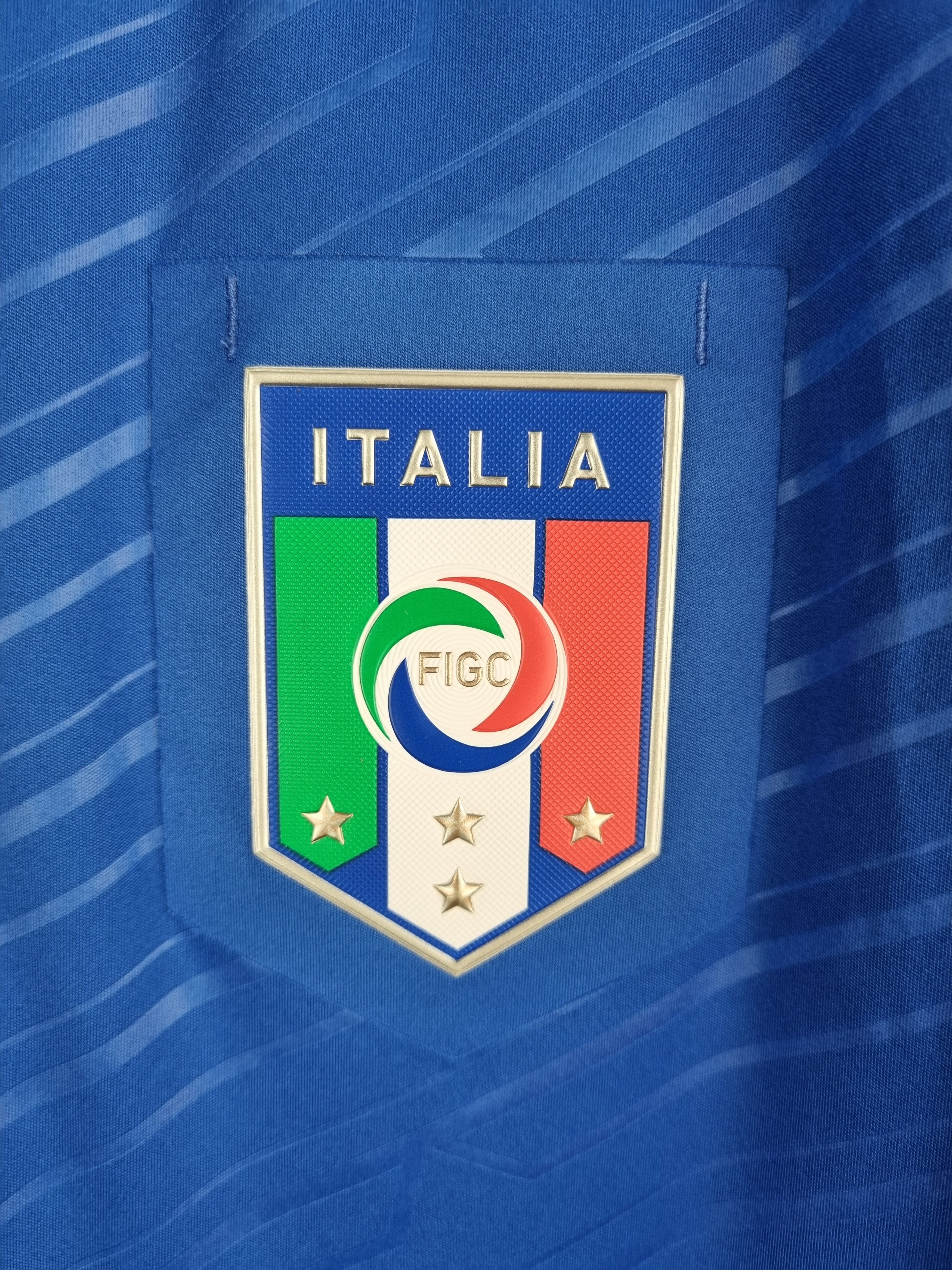 Vintage Rare Simone Feudi #5 Puma Italy Team Soccer Jersey Size US L / EU 52-54 / 3 - 5 Thumbnail