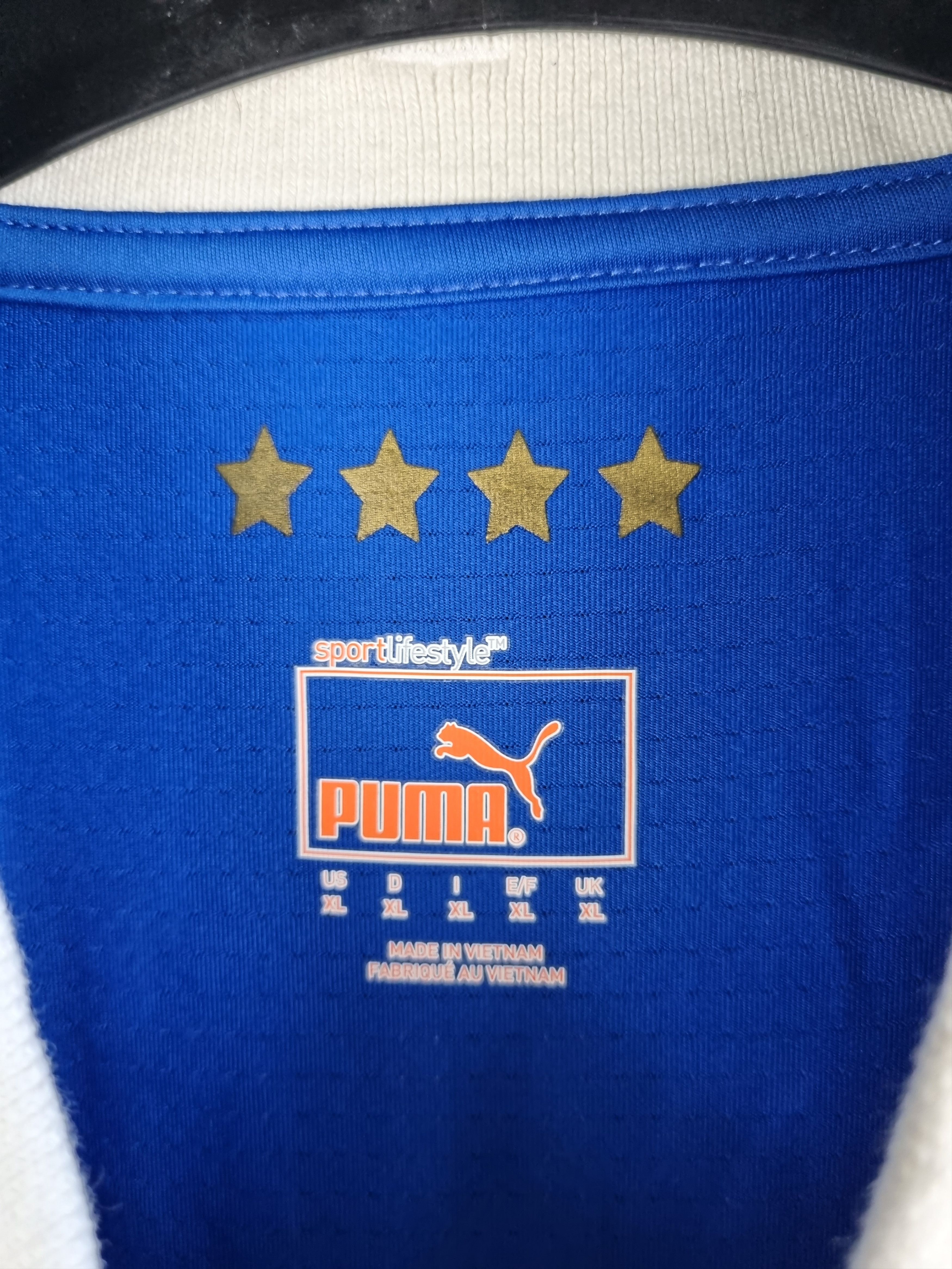 Vintage Rare Simone Feudi #5 Puma Italy Team Soccer Jersey Size US L / EU 52-54 / 3 - 6 Thumbnail