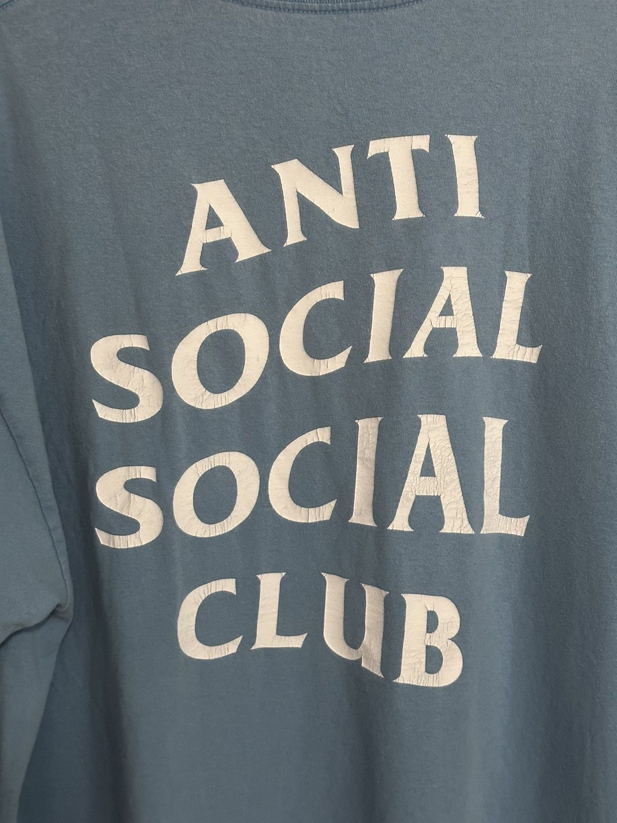 Anti Social Social Club Anti Social Social Club Blue Logo Tee Size US XL / EU 56 / 4 - 4 Thumbnail