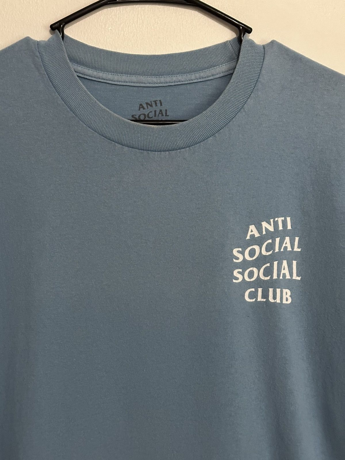 Anti Social Social Club Anti Social Social Club Blue Logo Tee Size US XL / EU 56 / 4 - 2 Thumbnail