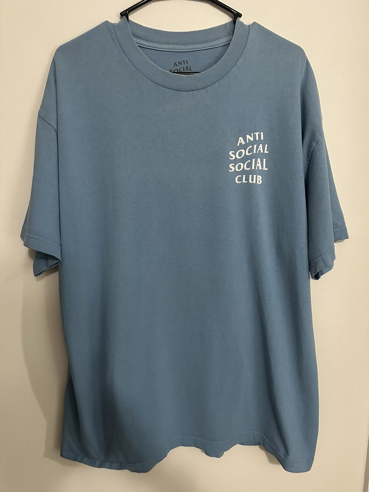 Anti Social Social Club Anti Social Social Club Blue Logo Tee Size US XL / EU 56 / 4 - 1 Thumbnail