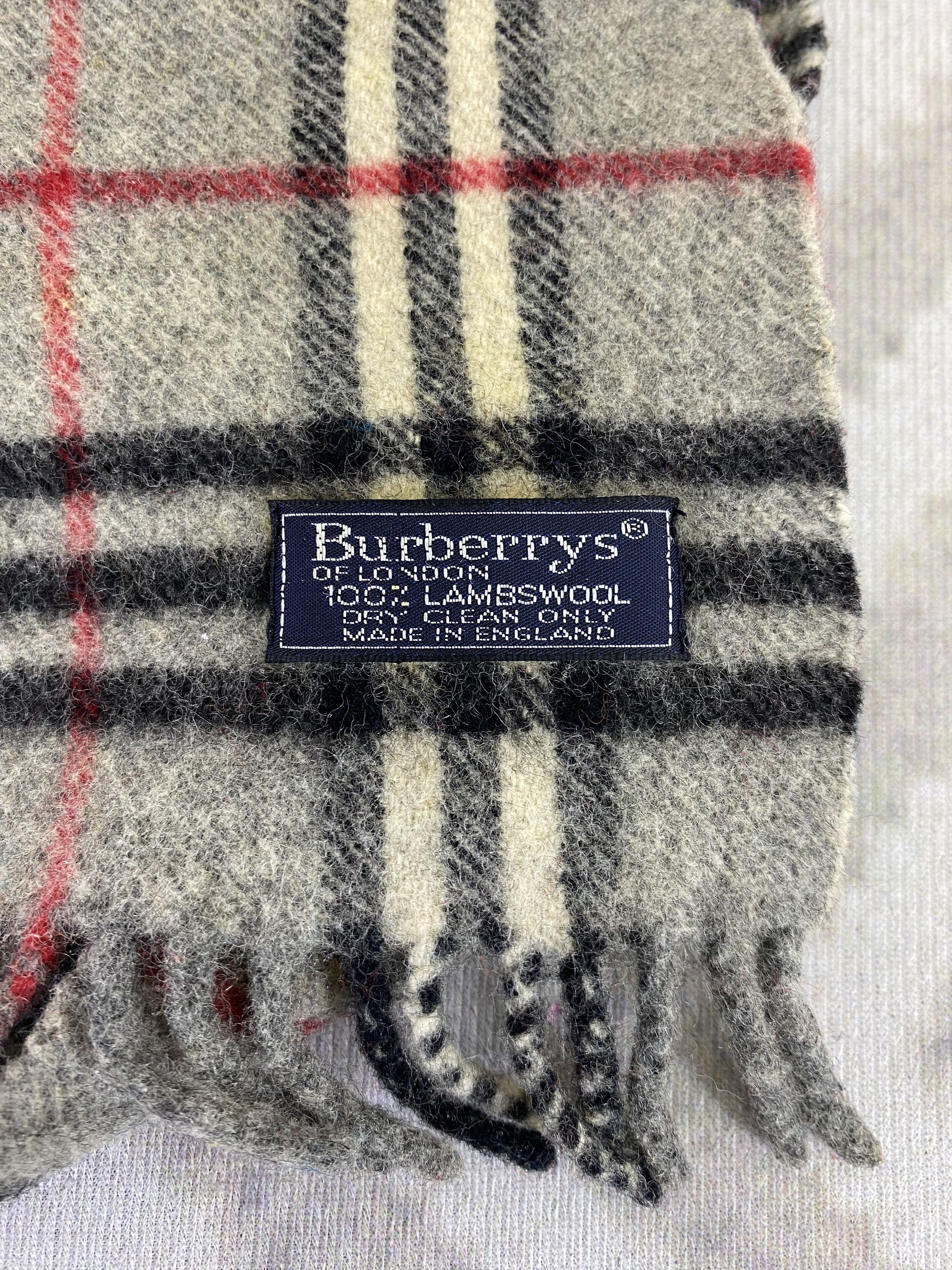 Burberry Vintage Burberry Wool Scarf / Muffler / Neckwear Size ONE SIZE - 11 Thumbnail