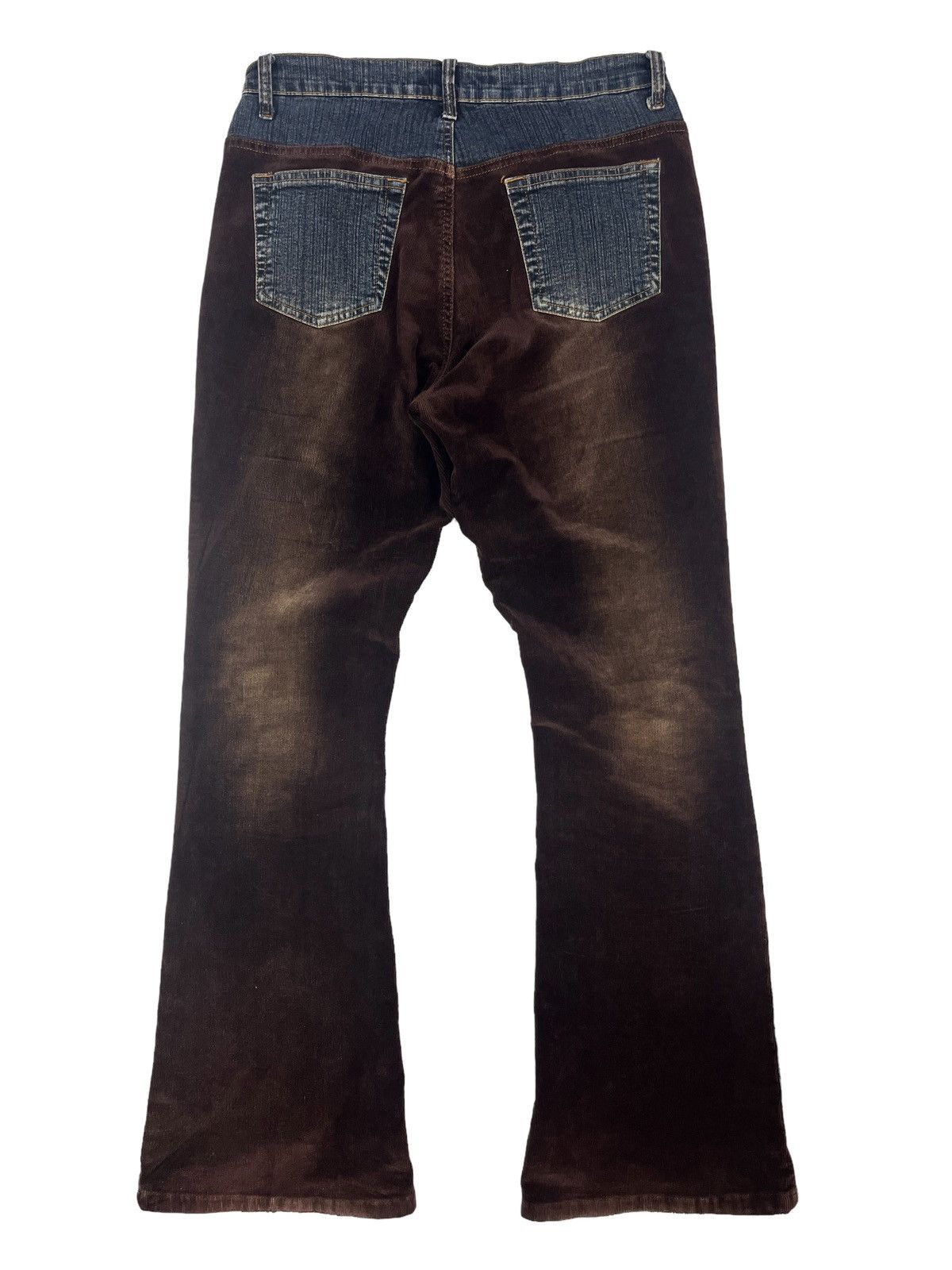 Cowboy Equipment Vintage Japanese Cowboy Corduroy Flared Jeans Size 30" / US 8 / IT 44 - 2 Thumbnail