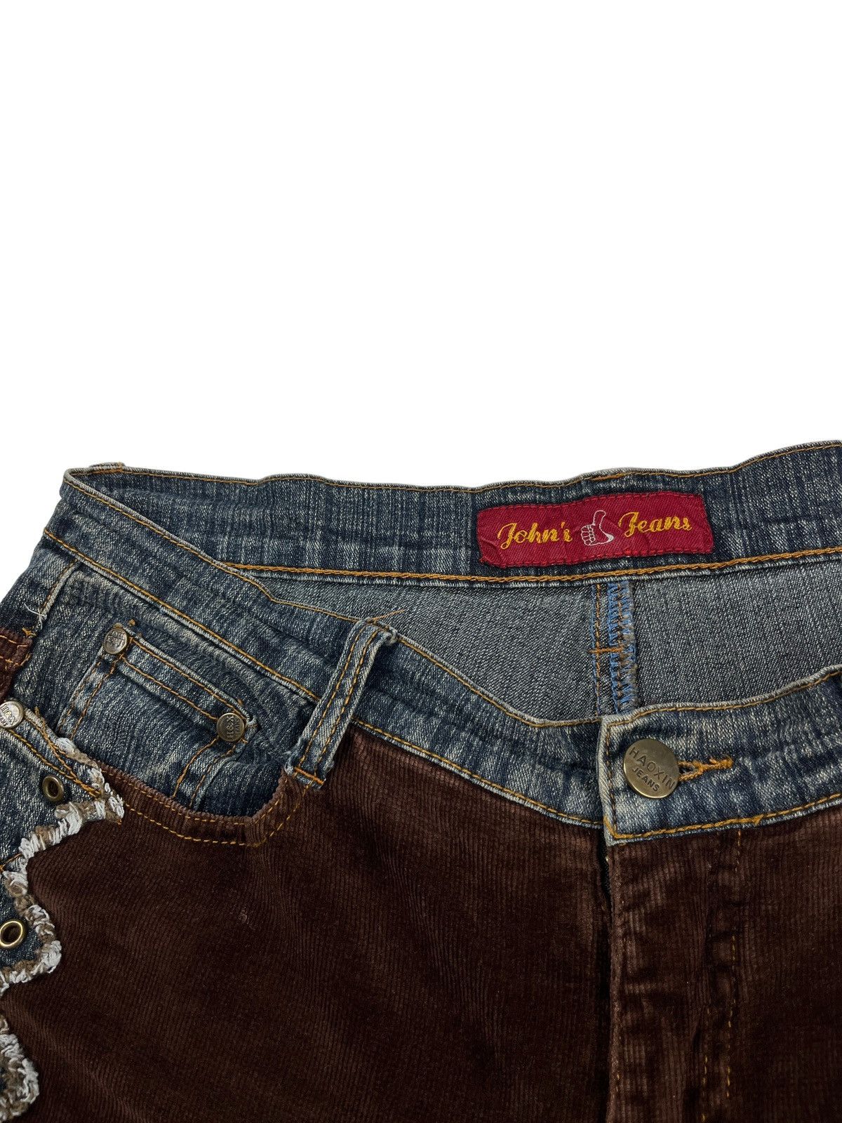Cowboy Equipment Vintage Japanese Cowboy Corduroy Flared Jeans Size 30" / US 8 / IT 44 - 6 Thumbnail
