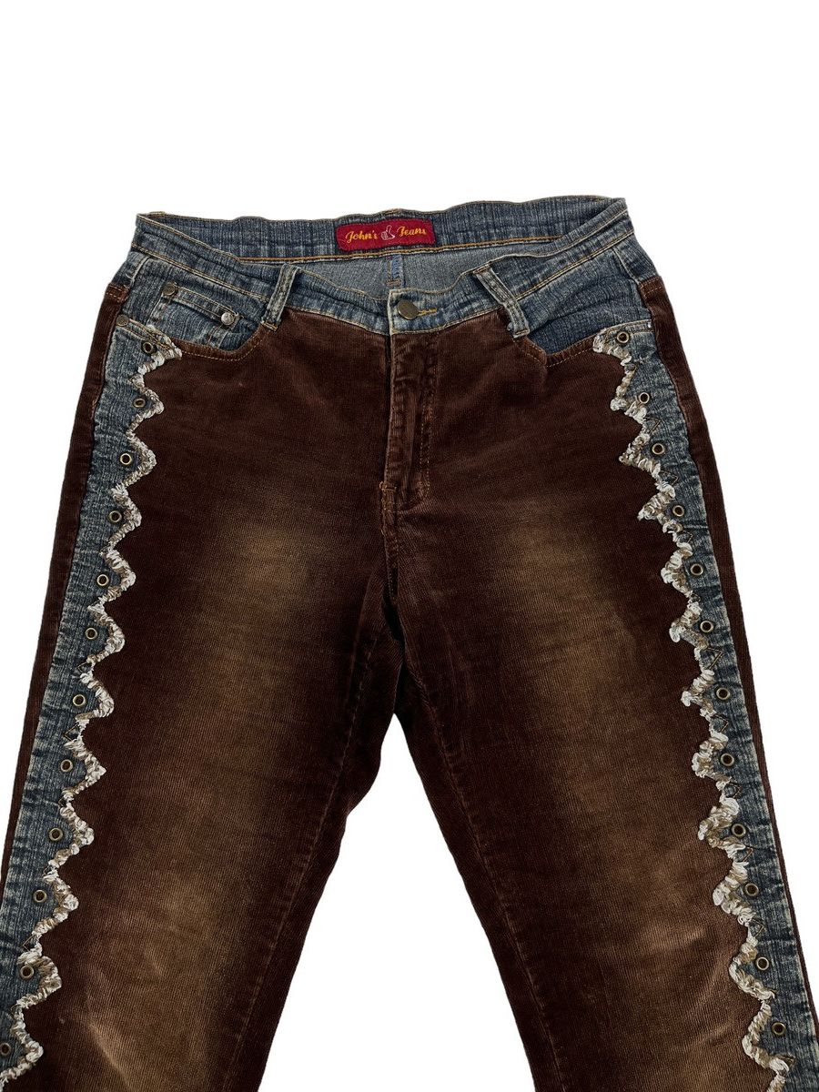 Cowboy Equipment Vintage Japanese Cowboy Corduroy Flared Jeans Size 30" / US 8 / IT 44 - 5 Thumbnail
