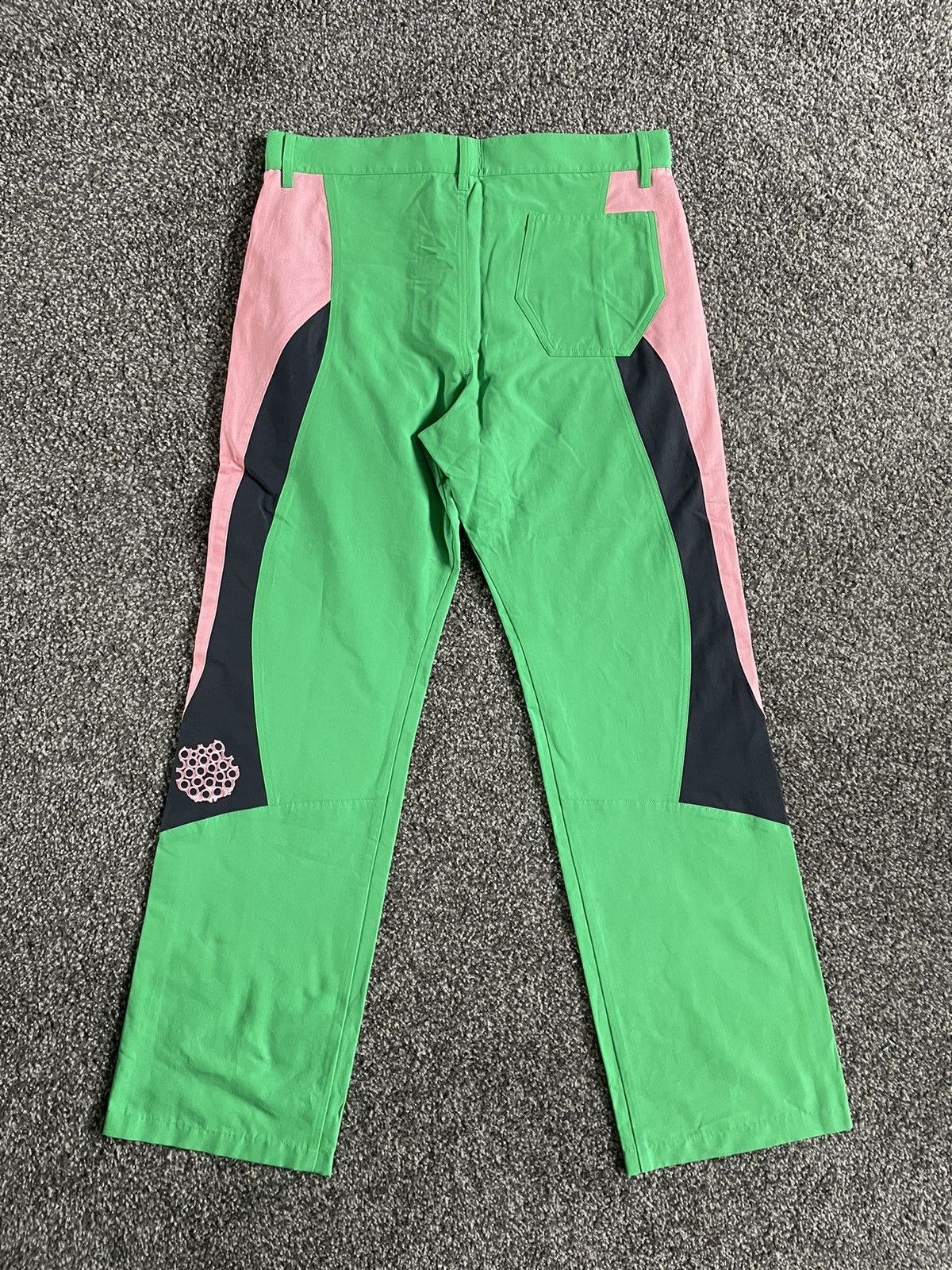 Pre-owned Kiko Kostadinov X Otto 958 Gido Pant Green Black Pink