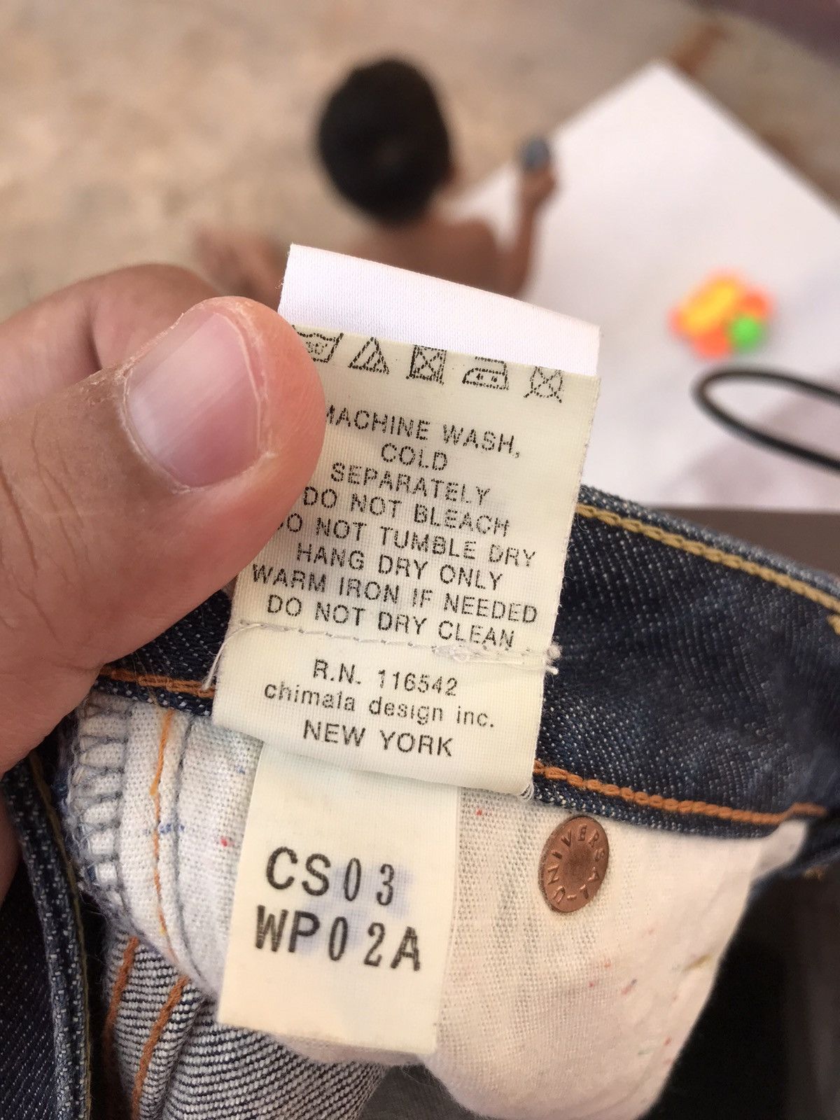Chimala × Designer Chimala Japanese Brand Skinny Denim Size US 28 / EU 44 - 8 Thumbnail