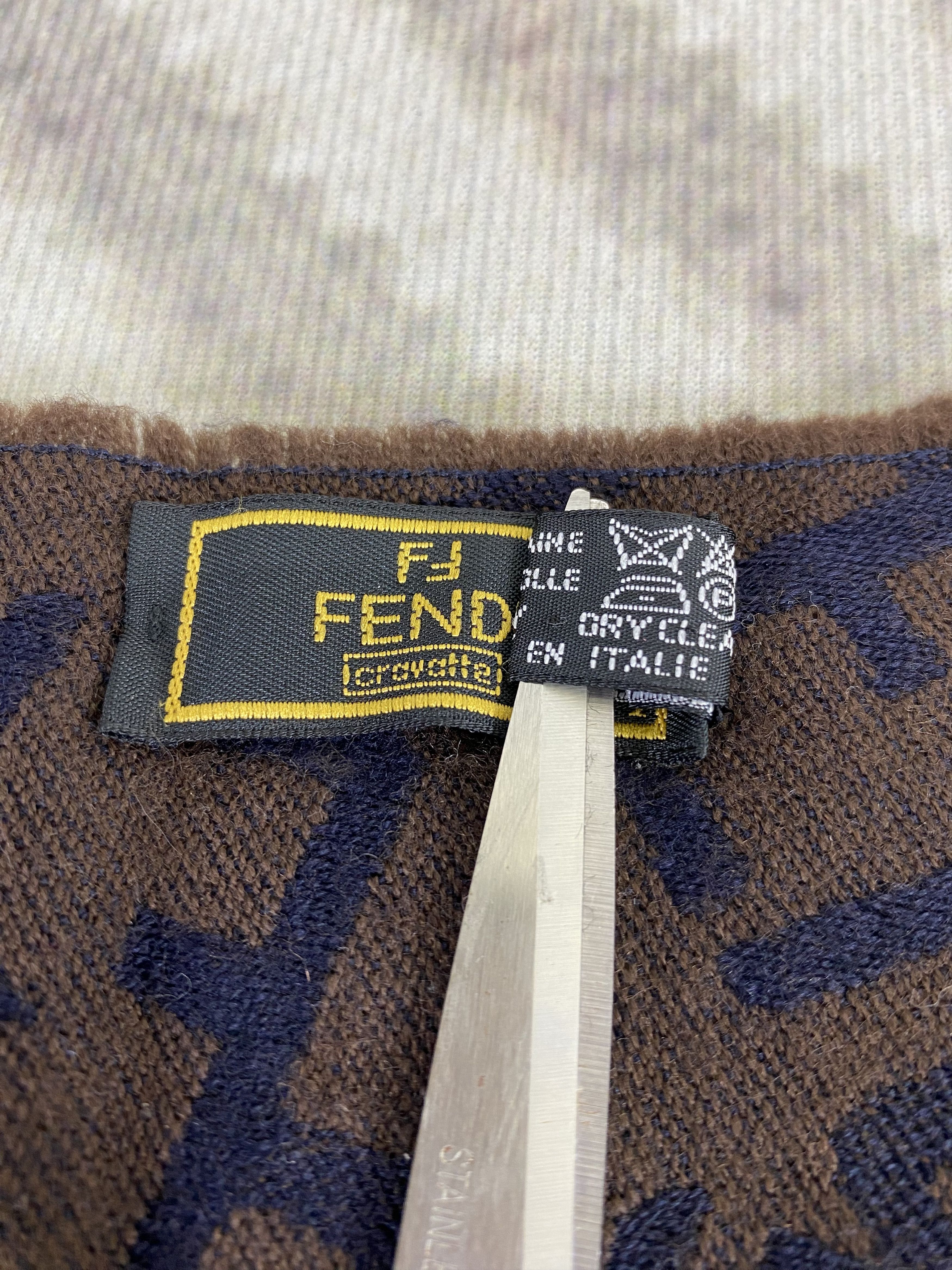 Fendi Vintage Fendi Scarf / Muffler / Neckwear Size ONE SIZE - 6 Thumbnail