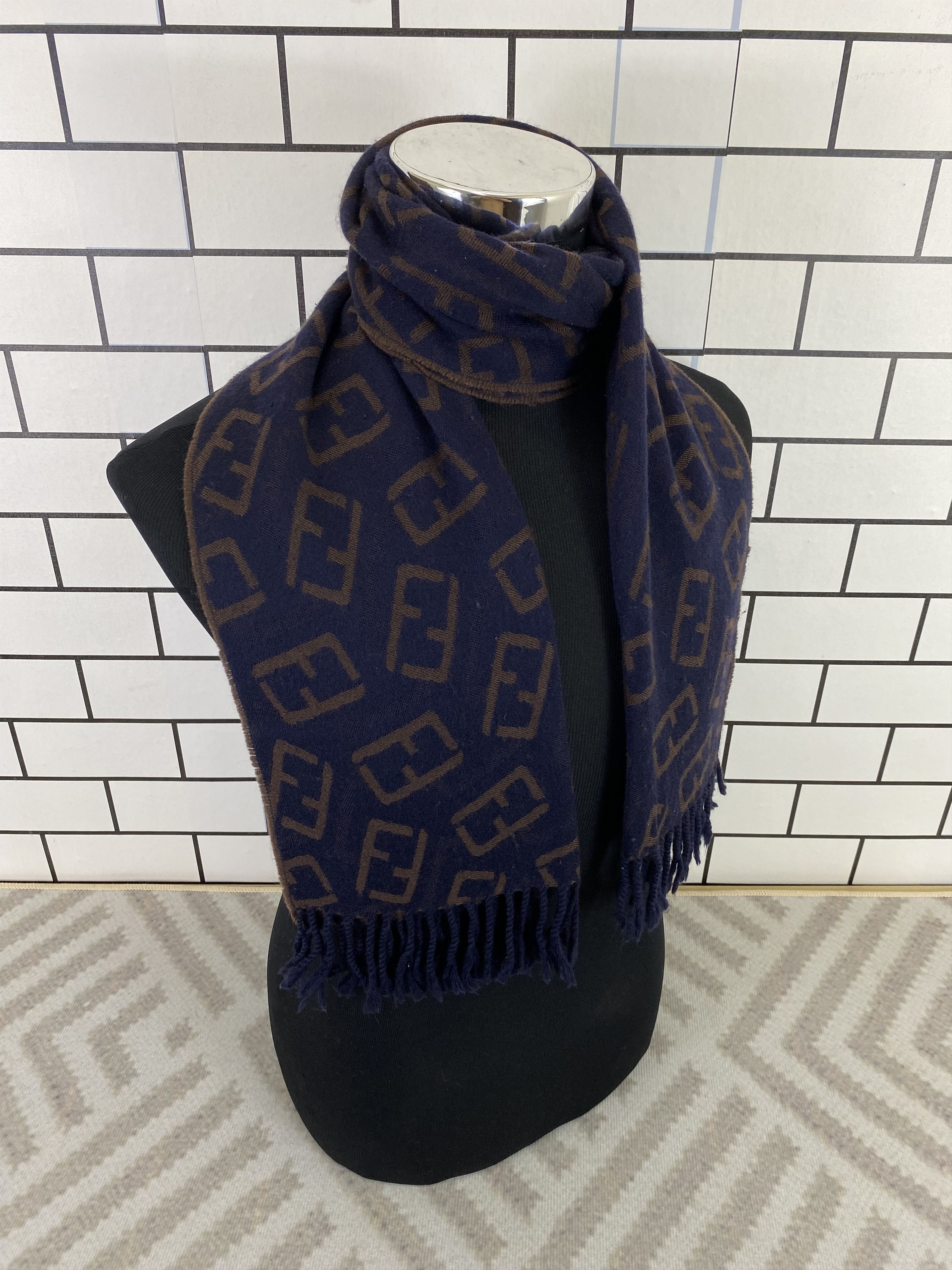 Fendi Vintage Fendi Scarf / Muffler / Neckwear Size ONE SIZE - 2 Thumbnail