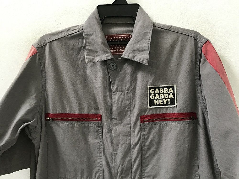 Band Tees × Hysteric Glamour HG x Ramones Japan GABBA GABBA HEY! Patch Coverall Size US 34 / EU 50 - 12 Thumbnail