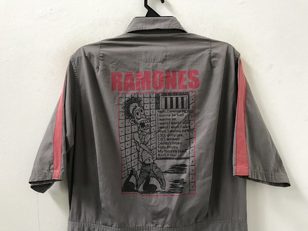 Band Tees × Hysteric Glamour HG x Ramones Japan GABBA GABBA HEY! Patch Coverall Size US 34 / EU 50 - 2 Thumbnail