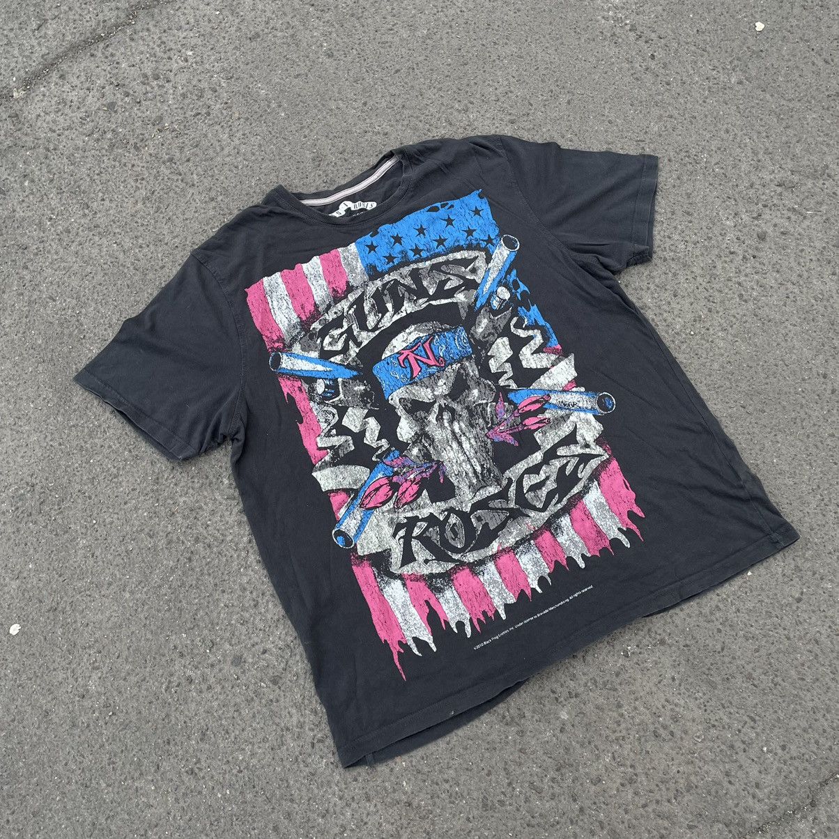 Vintage Vintage Y2K Graphic Tee Band Rock Skulls Grunge Skate XL Size US XL / EU 56 / 4 - 1 Thumbnail