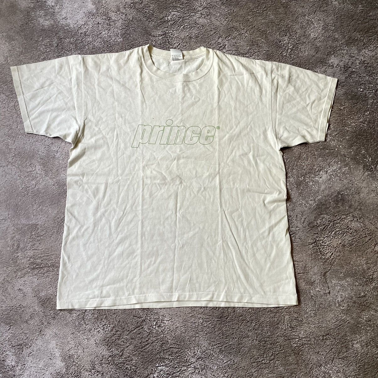 Vintage Vintage Y2K Sun Faded Graphic Logo Tee Cream Oversized XL Size US XL / EU 56 / 4 - 2 Thumbnail