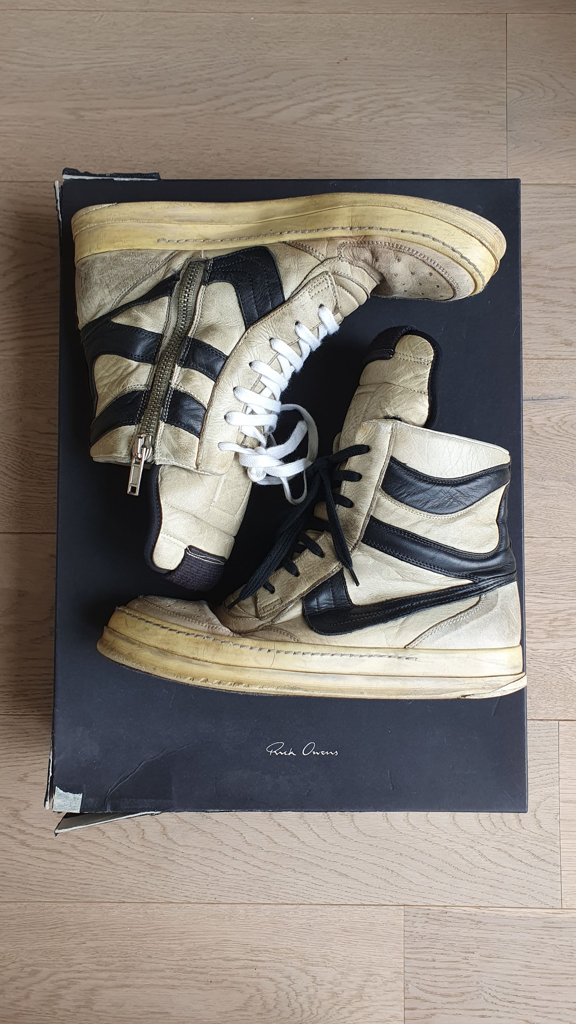 Rick Owens OG Dunks size 42 original box | Grailed Rick Owens OG Dunks size 42 original box | Grailed