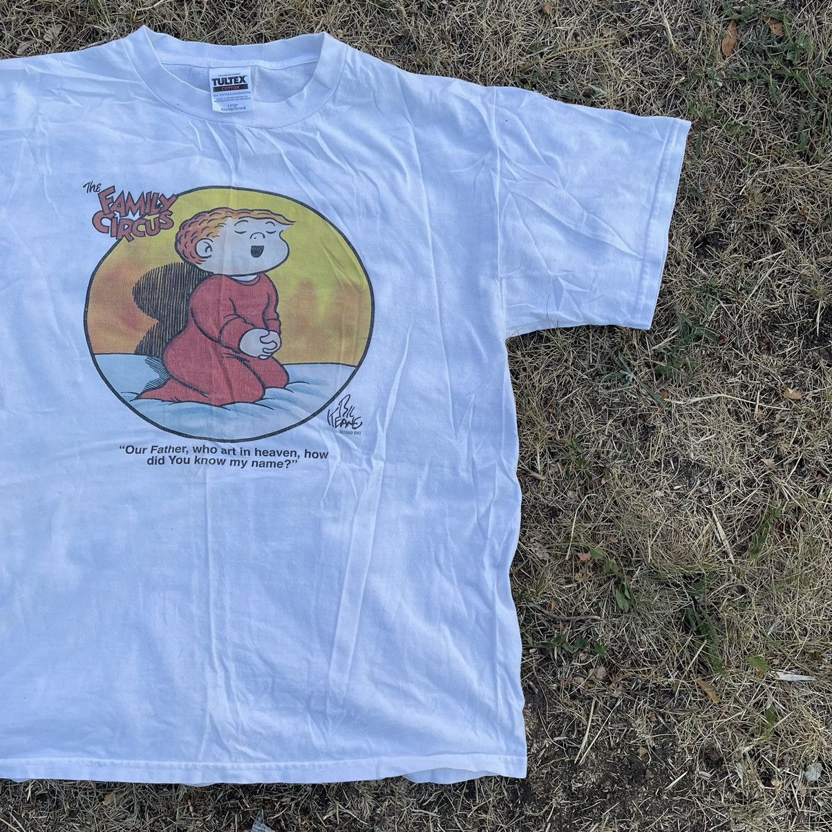 Vintage Vintage 90s Family Circus Sun Faded Graphic Tee Grunge M Size US M / EU 48-50 / 2 - 3 Thumbnail