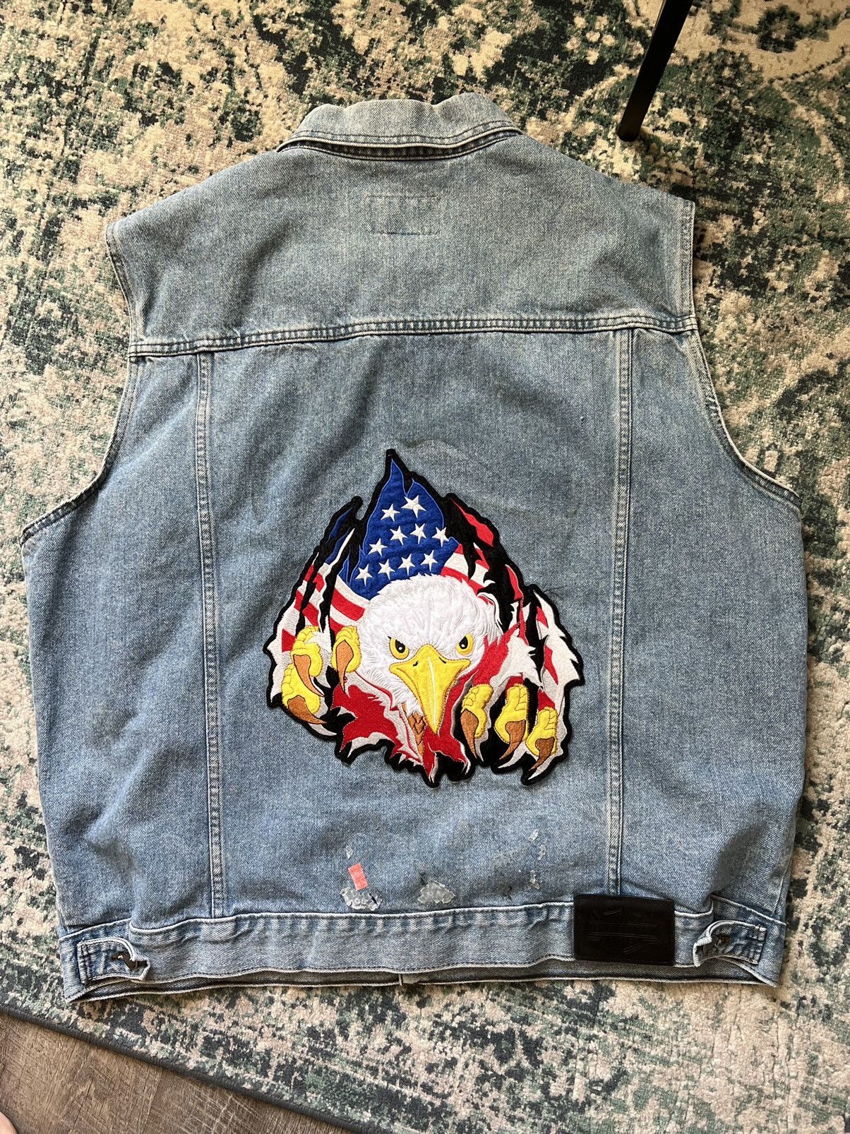 Harley Davidson Vintage 90s Harley Davidson denim vest Size US XL / EU 56 / 4 - 1 Thumbnail