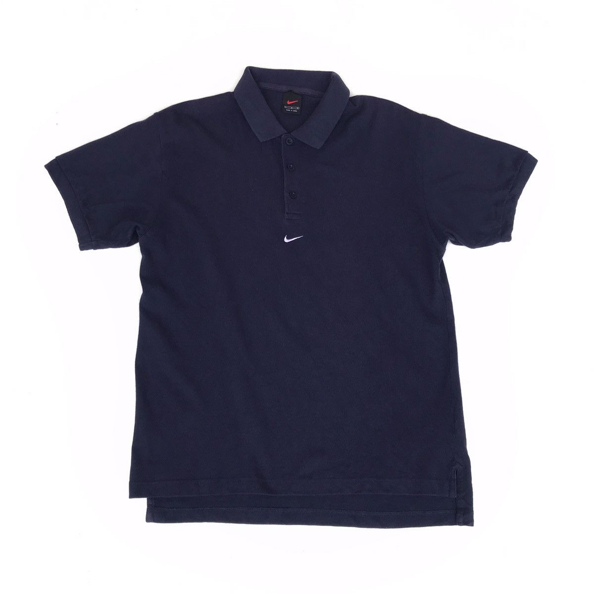 Nike × Vintage Vintage Nike center travis scott polo dark blueblack large Size US L / EU 52-54 / 3 - 3 Thumbnail