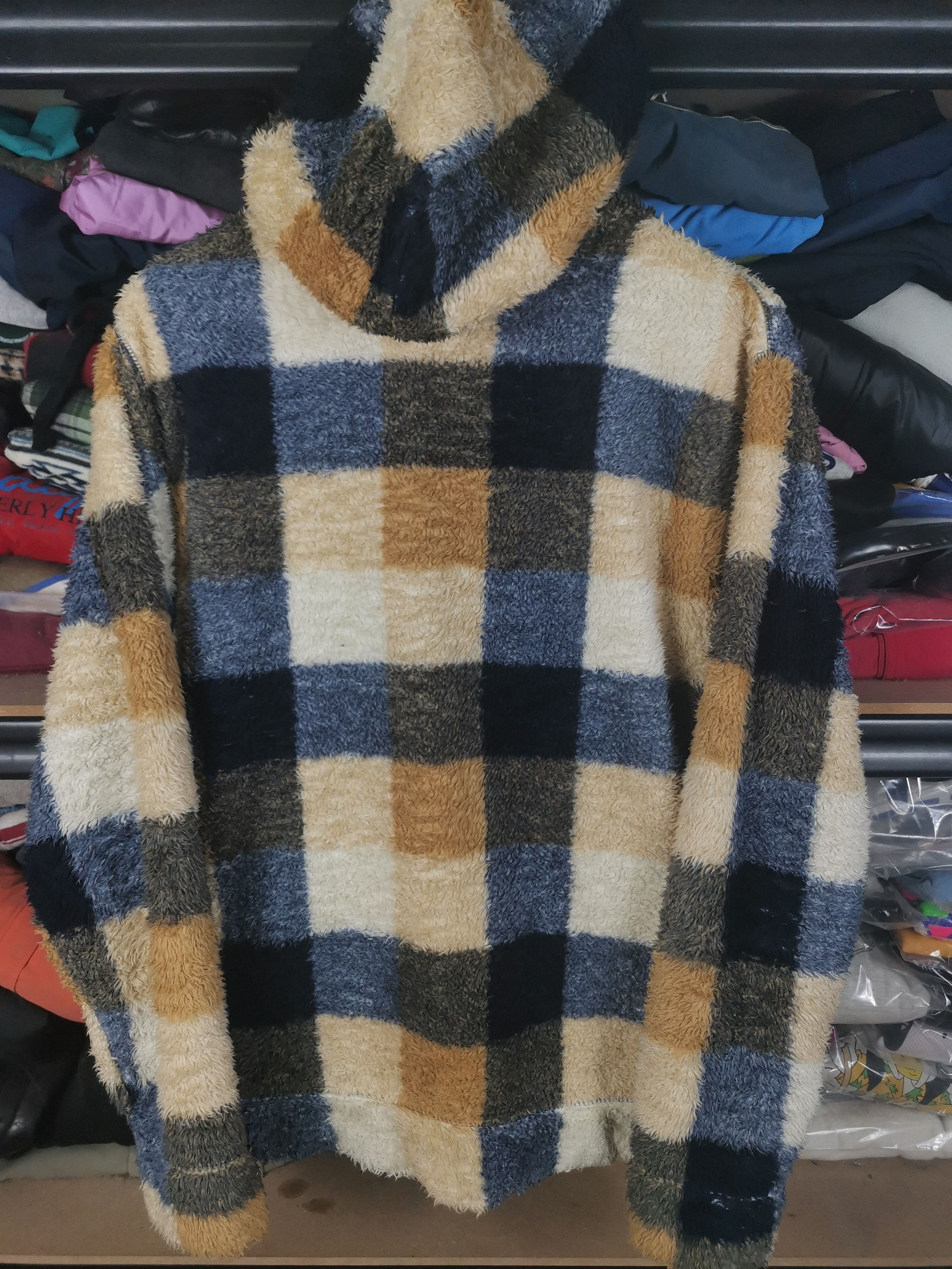 Japanese Brand × Vintage Vintage Japanese Brand Fleece Hoodie Jacket By Famock Size US L / EU 52-54 / 3 - 2 Thumbnail