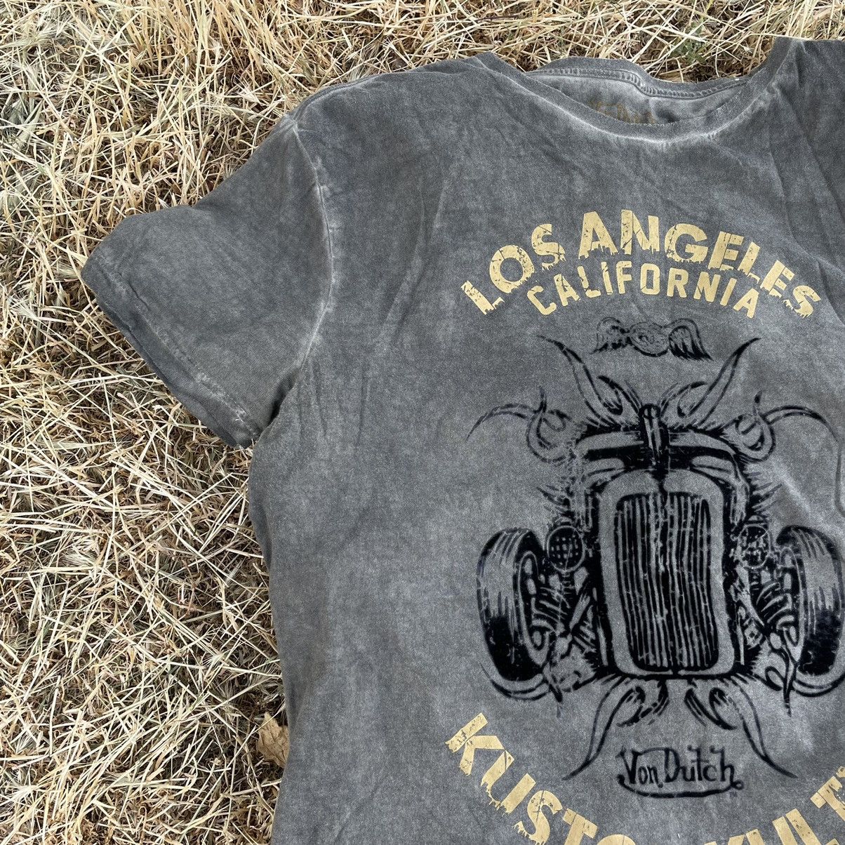 Vintage Vintage Y2K Sun Faded Graphic Tee Hot Rod Streetwear Slim M Size US M / EU 48-50 / 2 - 4 Thumbnail