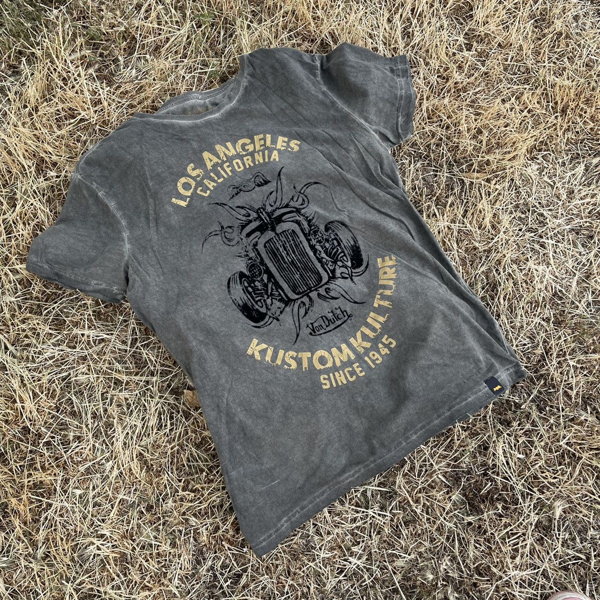 Vintage Vintage Y2K Sun Faded Graphic Tee Hot Rod Streetwear Slim M Size US M / EU 48-50 / 2 - 5 Thumbnail
