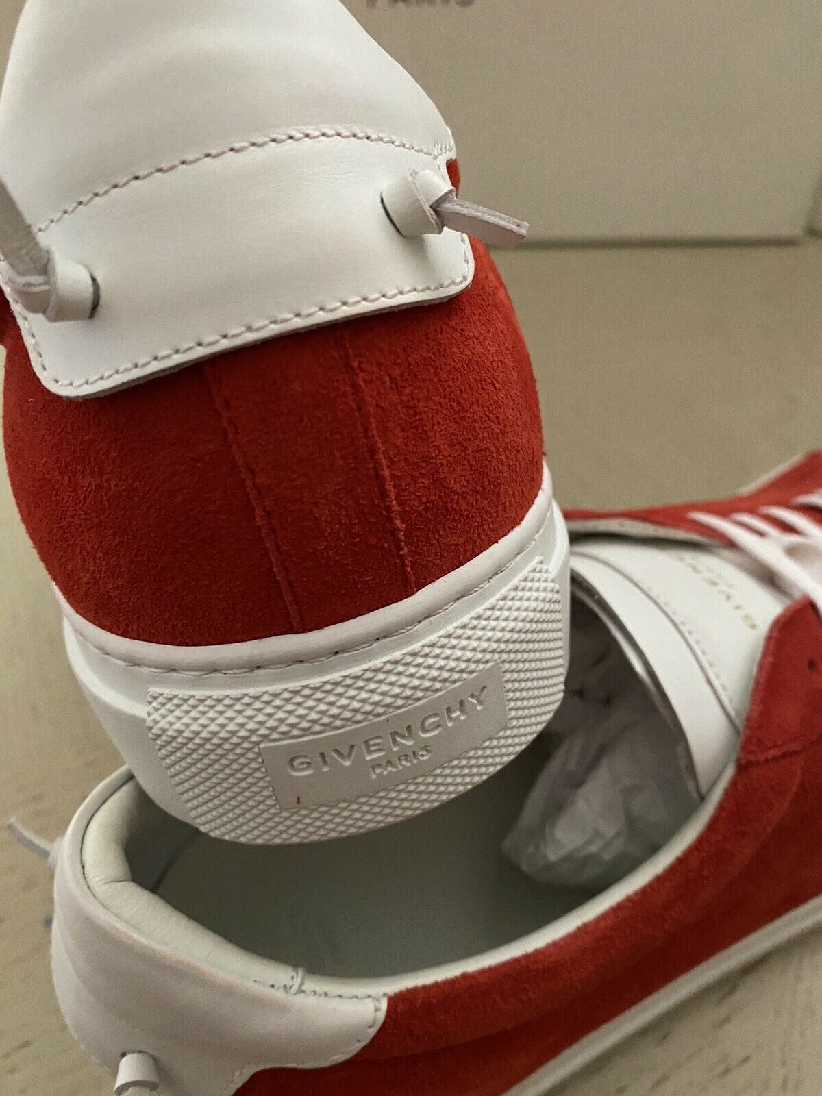 Givenchy Sneaker in White / Red Size US 12 / EU 45 - 6 Thumbnail