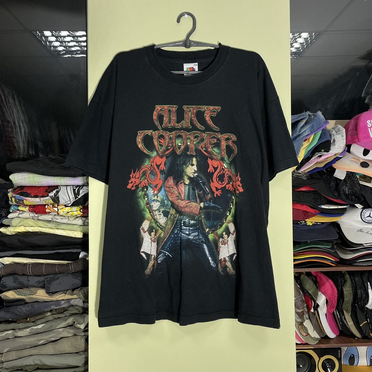 Vintage Vintage Y2K Alice Cooper Band Tee Graphic Horror Grunge L Size US L / EU 52-54 / 3 - 1 Thumbnail