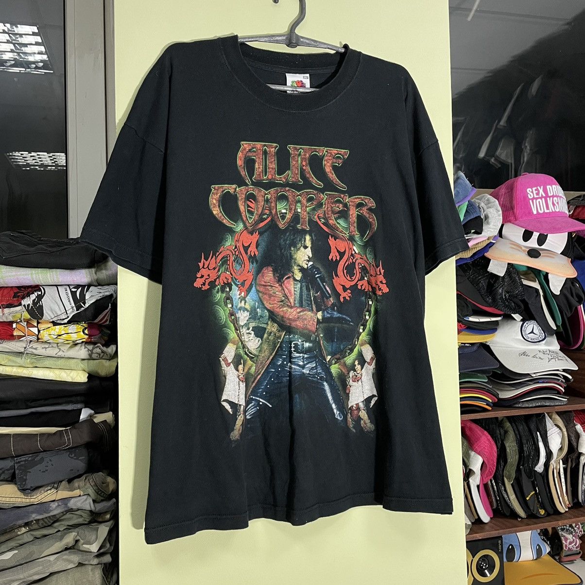 Vintage Vintage Y2K Alice Cooper Band Tee Graphic Horror Grunge L Size US L / EU 52-54 / 3 - 2 Thumbnail