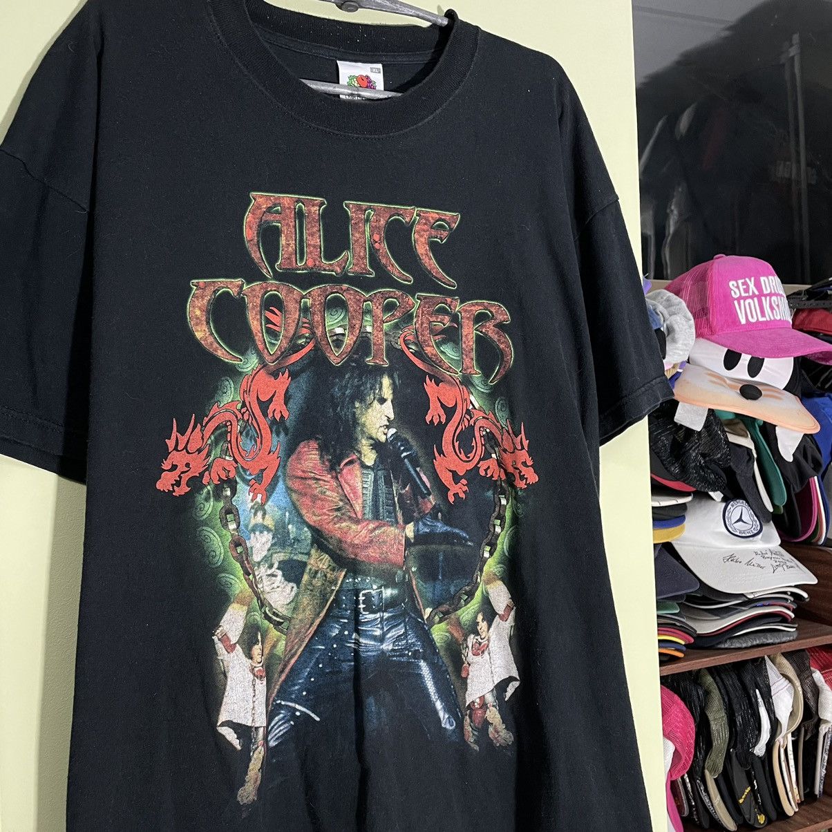 Vintage Vintage Y2K Alice Cooper Band Tee Graphic Horror Grunge L Size US L / EU 52-54 / 3 - 4 Thumbnail