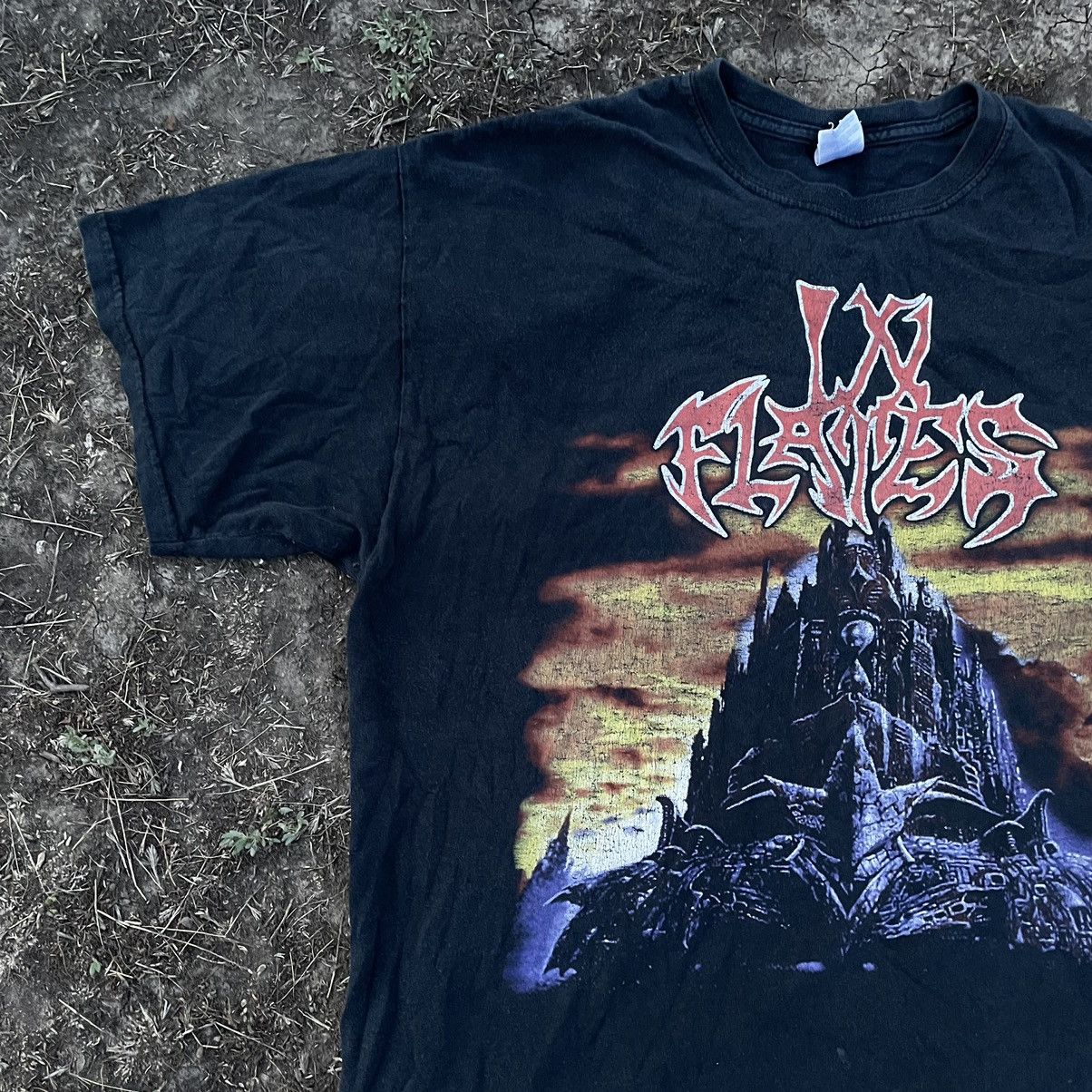 Vintage Vintage Y2K Faded Black Graphic Band Tee Grunge Dark Slim XL Size US XL / EU 56 / 4 - 3 Thumbnail