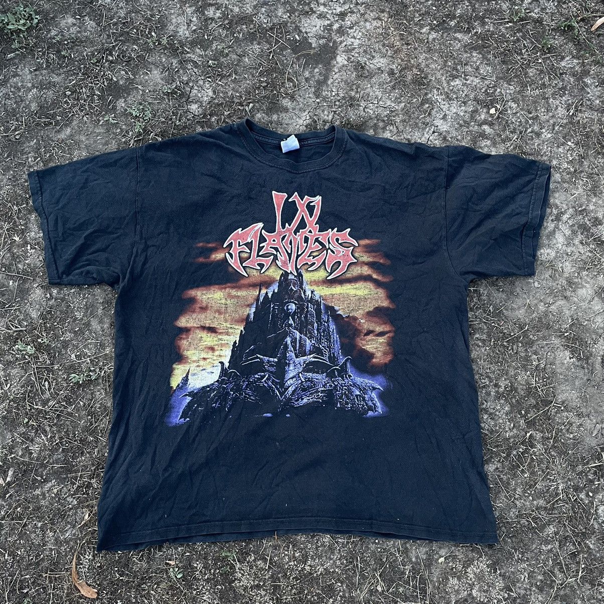 Vintage Vintage Y2K Faded Black Graphic Band Tee Grunge Dark Slim XL Size US XL / EU 56 / 4 - 1 Thumbnail