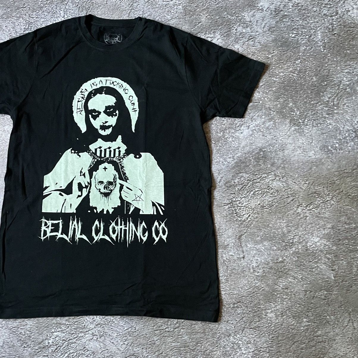 Vintage Y2K Vintage Graphic Tee Dark Aesthetic Oversized Black M Size US M / EU 48-50 / 2 - 4 Thumbnail