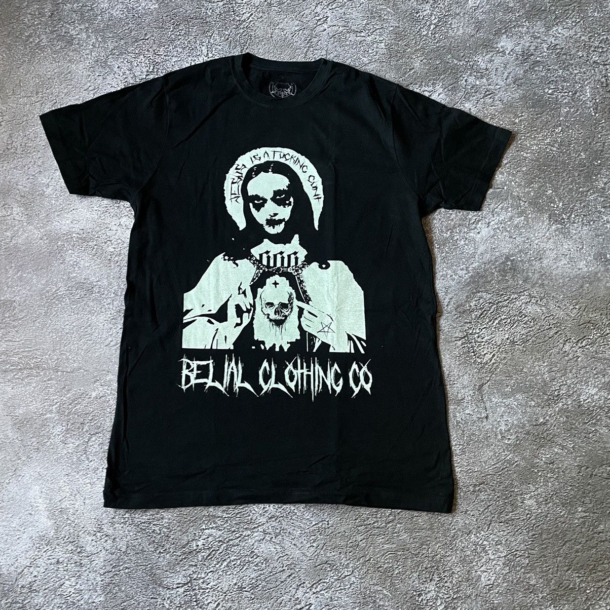 Vintage Y2K Vintage Graphic Tee Dark Aesthetic Oversized Black M Size US M / EU 48-50 / 2 - 3 Thumbnail