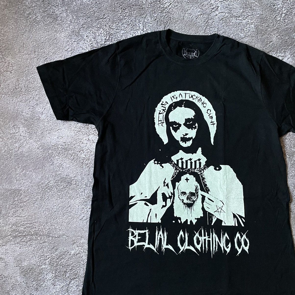 Vintage Y2K Vintage Graphic Tee Dark Aesthetic Oversized Black M Size US M / EU 48-50 / 2 - 5 Thumbnail