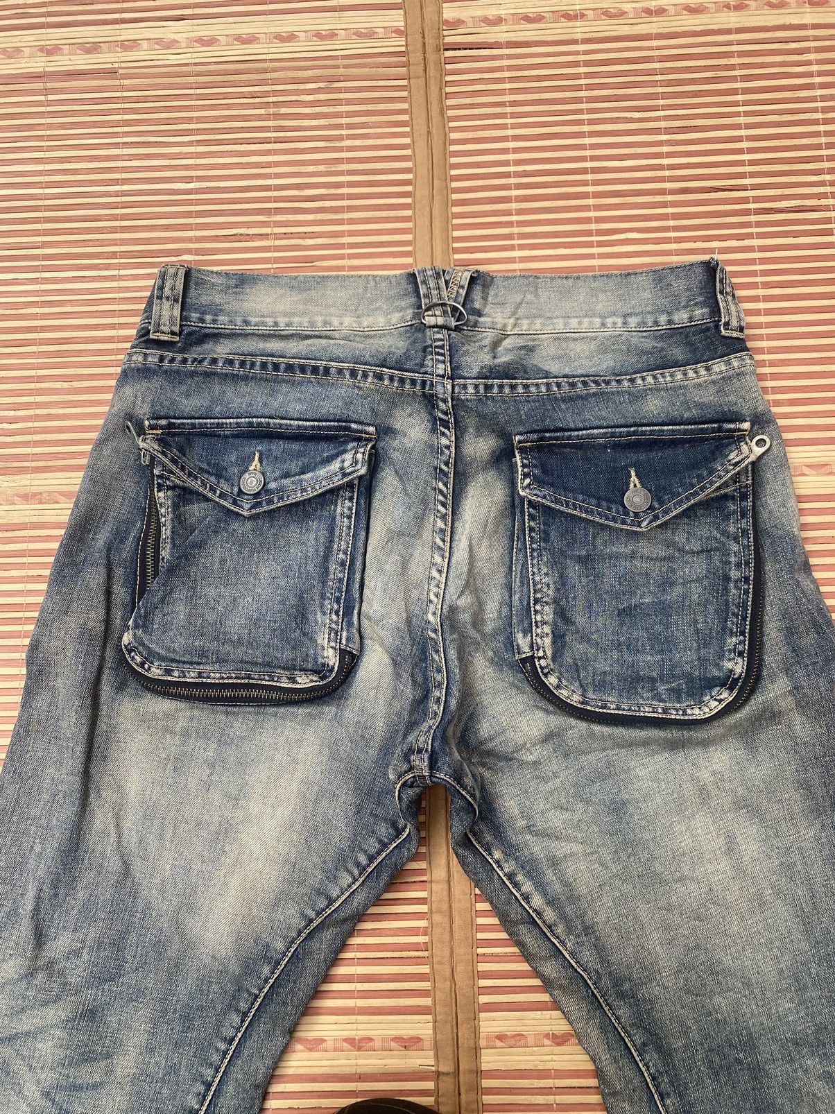 PPFM Vintage PPFM Curved Leg Bondage Denim Pant Size US 31 - 5 Thumbnail