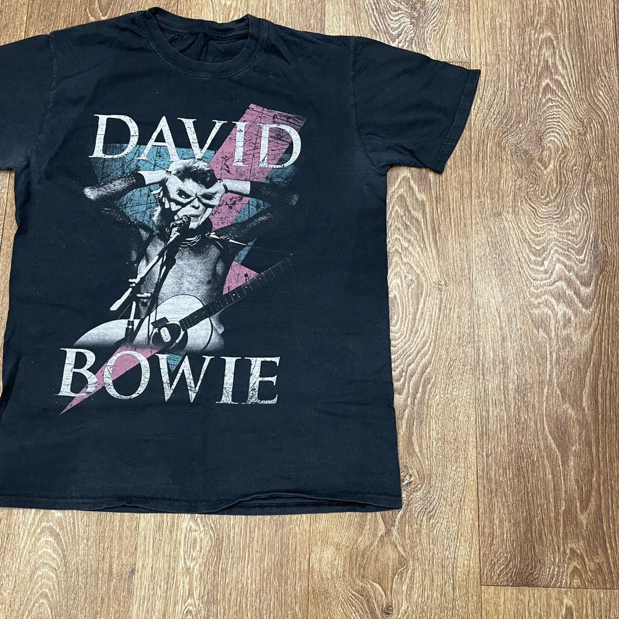 Vintage Vintage Y2K David Bowie Graphic Tee Band Rock Streetwear S Size US S / EU 44-46 / 1 - 2 Thumbnail