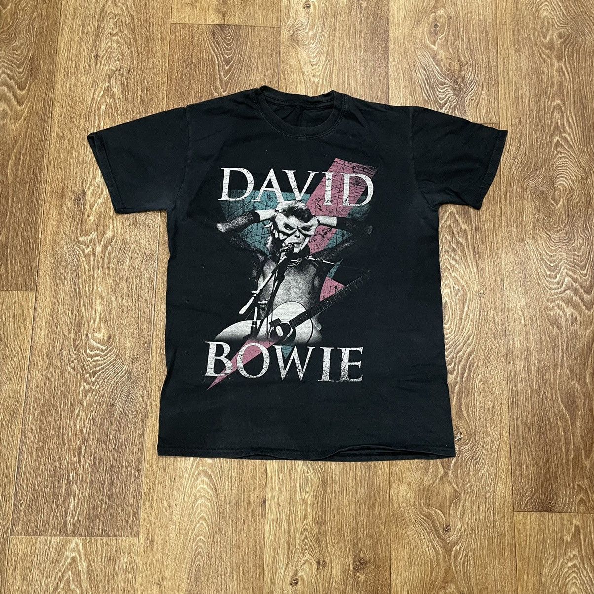 Vintage Vintage Y2K David Bowie Graphic Tee Band Rock Streetwear S Size US S / EU 44-46 / 1 - 1 Thumbnail